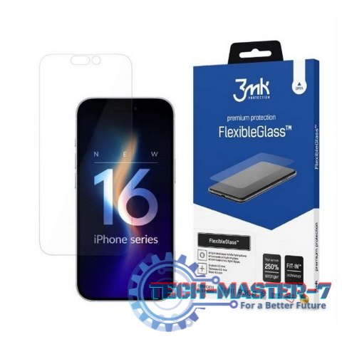 Szkło hybrydowe FlexibleGlass iPhone 16 Szkło hybrydowe FlexibleGlass iPhone 16