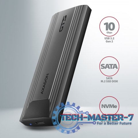 EEM2-GTS2 Obudowa zewnętrzna aluminiowa bezśrubowa USB-C 3.2 Gen 2 M.2 NVMe & SATA SSD + USB-A - USB-C redukcja EEM2-GTS2 Obudowa zewnętrzna aluminiowa bezśrubowa USB-C 3.2 Gen 2 M.2 NVMe & SATA SSD + USB-A - USB-C redukcja