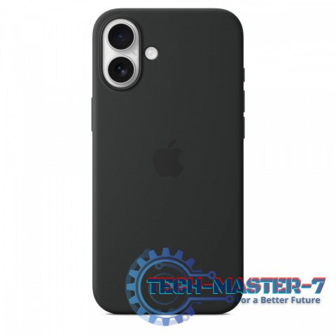 Etui silikonowe z MagSafe do iPhonea 16 Plus - czarne Etui silikonowe z MagSafe do iPhonea 16 Plus - czarne
