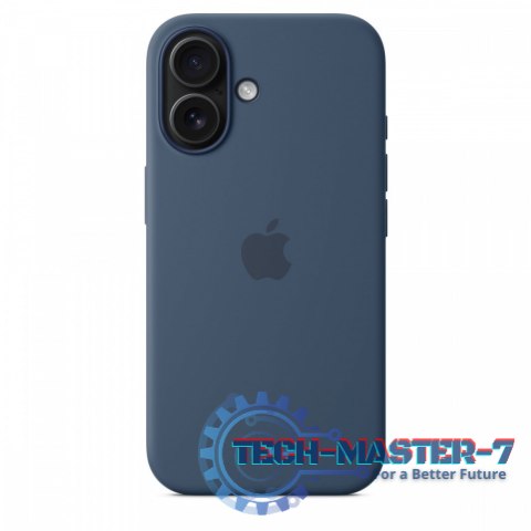 Etui silikonowe z MagSafe do iPhonea 16 - denim Etui silikonowe z MagSafe do iPhonea 16 - denim