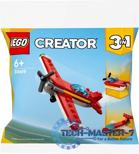 Klocki Creator 30669 Kultowy czerwony samolot Klocki Creator 30669 Kultowy czerwony samolot