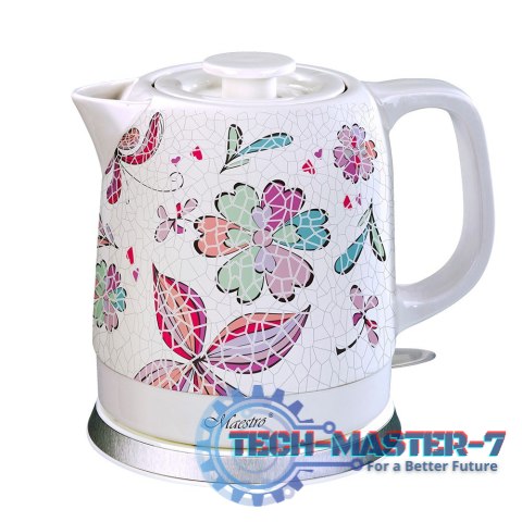 Ceramiczny czajnik elektryczny 1,5l 1500W MR-068-FLOWERS Ceramiczny czajnik elektryczny 1,5l 1500W MR-068-FLOWERS