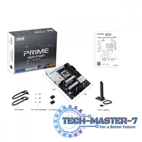 Płyta główna PRIME X870-P WIFI AM5 4 DDR5 HDMI/USB-C Płyta główna PRIME X870-P WIFI AM5 4 DDR5 HDMI/USB-C