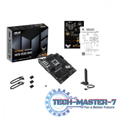 Płyta główna TUF GAMING X870-PLUS WIFI AM5 4DDR5 HDMI/USB-C Płyta główna TUF GAMING X870-PLUS WIFI AM5 4DDR5 HDMI/USB-C
