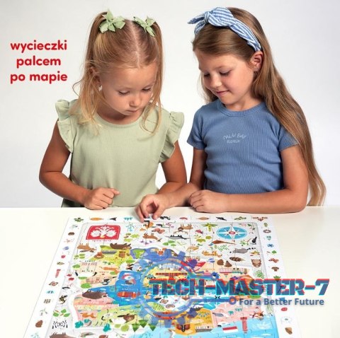 Puzzle obserwacyjne - Mapa Polski 100 elementów Puzzle obserwacyjne - Mapa Polski 100 elementów