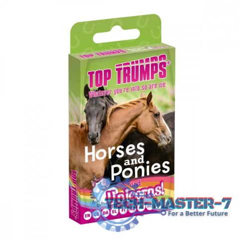 Gra karciana Top Trumps Konie, Kucyki i Jednorożce Gra karciana Top Trumps Konie, Kucyki i Jednorożce