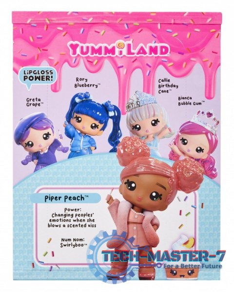 Lalka Yummiland Large Lipgloss Pet, Piper Peach Lalka Yummiland Large Lipgloss Pet, Piper Peach