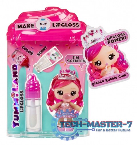 Lalka Yummiland Lipgloss, Bianca Bubblegum Lalka Yummiland Lipgloss, Bianca Bubblegum