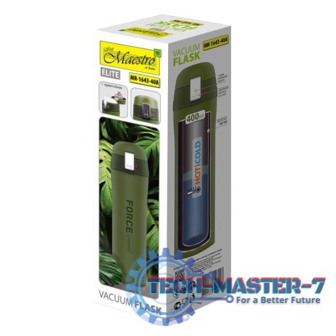 Kubek termiczny 400 ml Force MR-1643-40A Zielony Kubek termiczny 400 ml Force MR-1643-40A Zielony