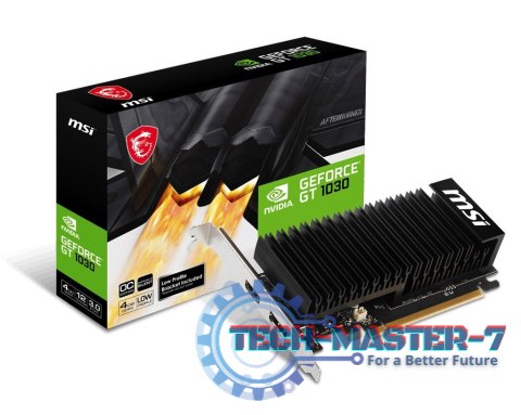 Karta graficzna GeForce GT 1030 4GHD4 LP OC 4GD DR4 64BIT DP/HDMI Karta graficzna GeForce GT 1030 4GHD4 LP OC 4GD DR4 64BIT DP/HDMI