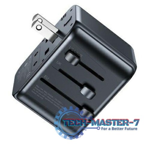 Ładowarka podróżna 4w1 GaN 35W US/AU/EU/UK C-39 2xUSB +3xUSB-C Ładowarka podróżna 4w1 GaN 35W US/AU/EU/UK C-39 2xUSB +3xUSB-C