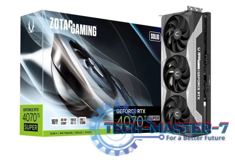 Karta graficzna GeFroce RTX 4070 Ti SUPER SOLID 16GB GDDR6X 256bit Karta graficzna GeFroce RTX 4070 Ti SUPER SOLID 16GB GDDR6X 256bit