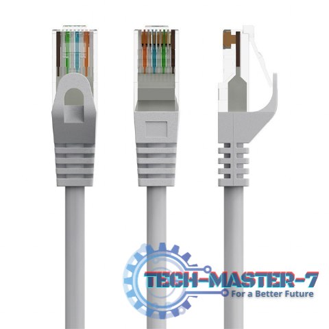 Patch cord kat.6 miedź UTP 2m szary Patch cord kat.6 miedź UTP 2m szary