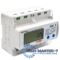 Trójfazowy elektroniczny licznik | miernik zużycia energii na szynę DIN | 400V | LCD | Wi-Fi Trójfazowy elektroniczny licznik | miernik zużycia energii na szynę DIN | 400V | LCD | Wi-Fi