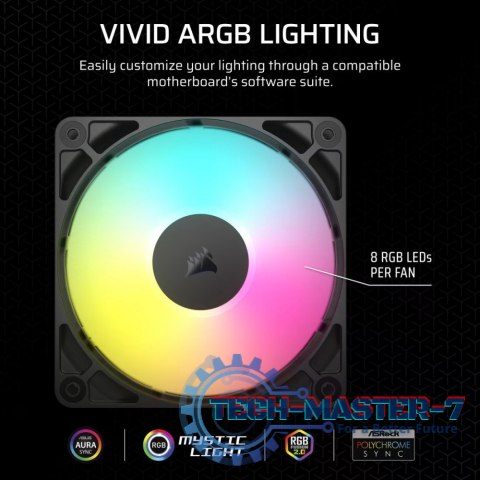 Wentylator RS120 ARGB 120mm Fan Single Pack Wentylator RS120 ARGB 120mm Fan Single Pack