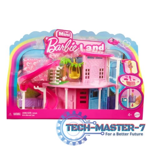 Zestaw Barbie Barbieland Mini Domek i lalka Zestaw Barbie Barbieland Mini Domek i lalka