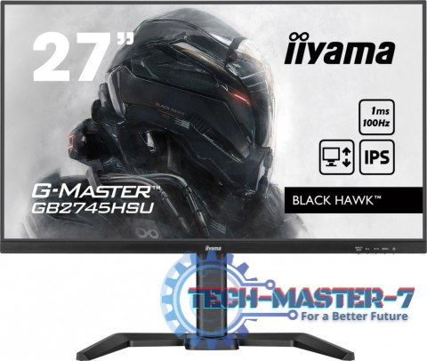 Monitor 27 cali GB2745HSU-B2 IPS,FHD,100Hz,1ms,2xUSB,300cd Monitor 27 cali GB2745HSU-B2 IPS,FHD,100Hz,1ms,2xUSB,300cd