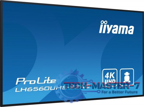 Monitor wielkoformatowy 65 cali LH6560UHS-B2A 24/7,500cd,4K,VA,Wifi Monitor wielkoformatowy 65 cali LH6560UHS-B2A 24/7,500cd,4K,VA,Wifi