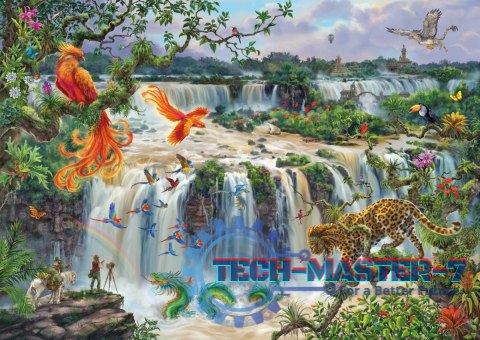 Puzzle 1000 elementów Wodospad Iguazu Puzzle 1000 elementów Wodospad Iguazu