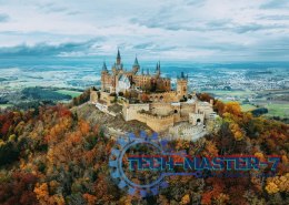 Puzzle 1000 elementów Zamek Hohenzollernów Niemcy