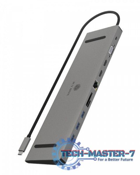 Stacja dokująca IB-DK2106a-CPD 11 w 1, 2x HDMI, 1x VGA, LAN, czytnik kart, 3x USB, 100W PD Stacja dokująca IB-DK2106a-CPD 11 w 1, 2x HDMI, 1x VGA, LAN, czytnik kart, 3x USB, 100W PD