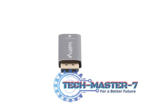 Adapter Displayport(M)- HDMI(F)4K srebrny Adapter Displayport(M)- HDMI(F)4K srebrny