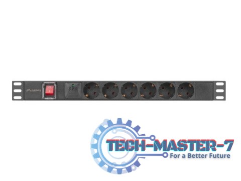 Listwa zasilająca rack PDU 19 cali 1U 16A 5xschuko 2m czarna Listwa zasilająca rack PDU 19 cali 1U 16A 5xschuko 2m czarna