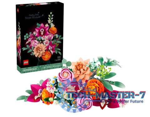 Klocki Botanicals 10342 Piękny bukiet różowych kwiatów Klocki Botanicals 10342 Piękny bukiet różowych kwiatów