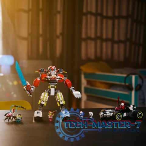 Klocki DREAMZzz 71497 Tygrysi mech Coopera i hot rod Zero Klocki DREAMZzz 71497 Tygrysi mech Coopera i hot rod Zero