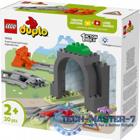 Klocki DUPLO 10425 Tunel i tory kolejowe - zestaw rozszerzający Klocki DUPLO 10425 Tunel i tory kolejowe - zestaw rozszerzający
