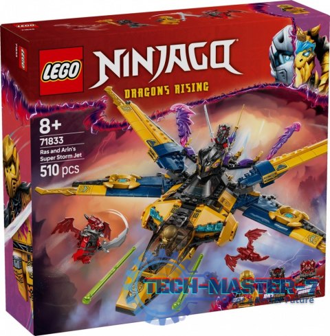 Klocki Ninjago 71833 Ras i burzowy superodrzutowiec Arina Klocki Ninjago 71833 Ras i burzowy superodrzutowiec Arina