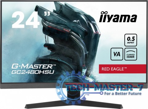 Monitor 24 cale GC2480HSU-B1,VA,180HZ,1500R,USBx2,0,5ms,300cd Monitor 24 cale GC2480HSU-B1,VA,180HZ,1500R,USBx2,0,5ms,300cd