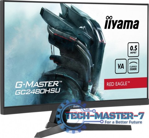 Monitor 24 cale GC2480HSU-B1,VA,180HZ,1500R,USBx2,0,5ms,300cd Monitor 24 cale GC2480HSU-B1,VA,180HZ,1500R,USBx2,0,5ms,300cd