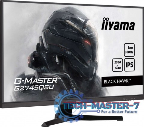 Monitor 27 cali G2745QSU-B2,IPS,QHD,100Hz,1ms,2xUSB,300cd Monitor 27 cali G2745QSU-B2,IPS,QHD,100Hz,1ms,2xUSB,300cd