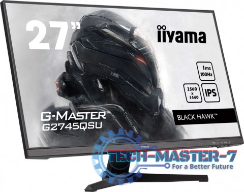 Monitor 27 cali G2745QSU-B2,IPS,QHD,100Hz,1ms,2xUSB,300cd Monitor 27 cali G2745QSU-B2,IPS,QHD,100Hz,1ms,2xUSB,300cd