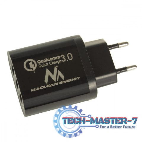 Ładowarka sieciowa QC 3xUSB MCE479B Ładowarka sieciowa QC 3xUSB MCE479B