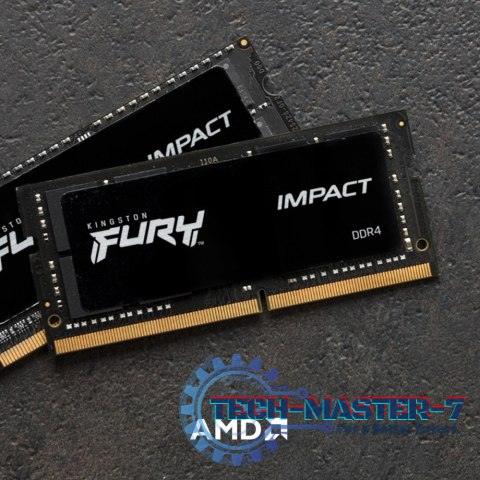 Pamięć DDR4 FURY Impact SODIMM 16GB(1*16GB)/3200 CL20 Pamięć DDR4 FURY Impact SODIMM 16GB(1*16GB)/3200 CL20