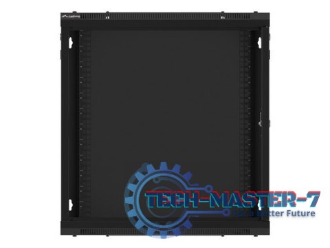 Szafa instalacyjna wisząca 19 12U 600X450mm czarna (drzwi szklane) Szafa instalacyjna wisząca 19 12U 600X450mm czarna (drzwi szklane)