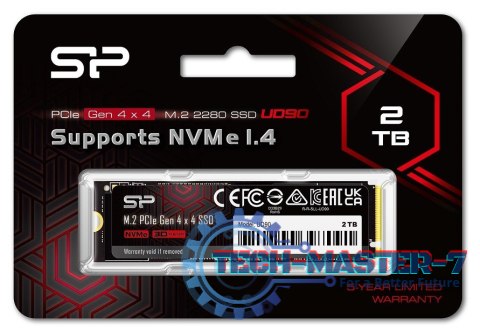 Dysk SSD UD90 2TB PCIe M.2 2280 NVMe Gen 4x4 5000/4800 MB/s Dysk SSD UD90 2TB PCIe M.2 2280 NVMe Gen 4x4 5000/4800 MB/s