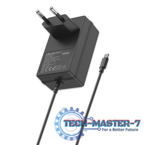 Ładowarka Super FAST PD for Raspberry PI 5 | USB-C | 27W | 5-12V | 1.8-5A | Czarna Ładowarka Super FAST PD for Raspberry PI 5 | USB-C | 27W | 5-12V | 1.8-5A | Czarna