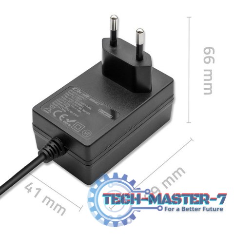 Ładowarka Super FAST PD for Raspberry PI 5 | USB-C | 27W | 5-12V | 1.8-5A | Czarna Ładowarka Super FAST PD for Raspberry PI 5 | USB-C | 27W | 5-12V | 1.8-5A | Czarna