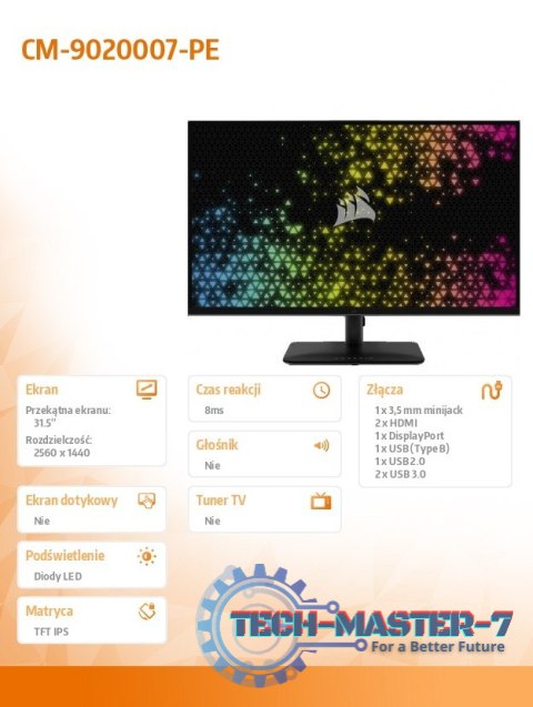 Monitor Xeneon 315QHD165 IPS QHD Monitor Xeneon 315QHD165 IPS QHD