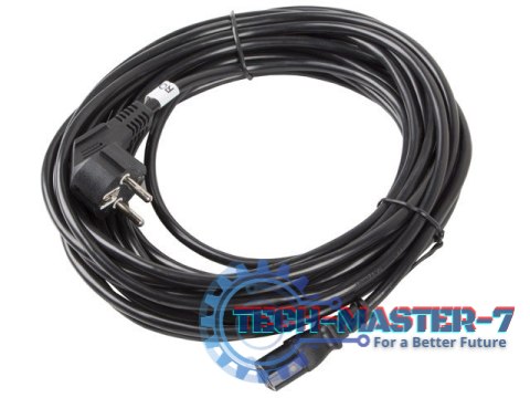 Kabel zasilający CEE 7/7 - IEC 320 C13 VDE 10M czarny Kabel zasilający CEE 7/7 - IEC 320 C13 VDE 10M czarny