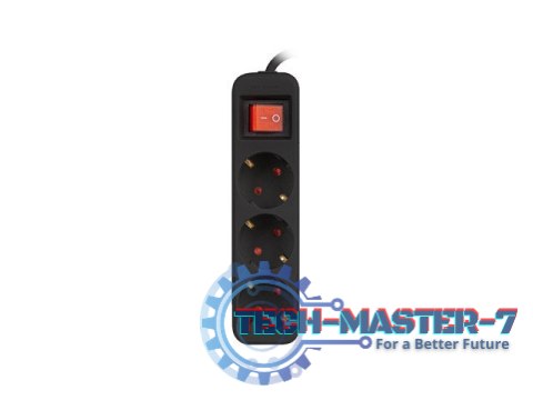 Listwa zasilająca LANBERG PS1-03F-0150-BK Listwa zasilająca LANBERG PS1-03F-0150-BK