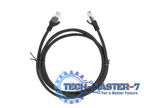 Patchcord kat.5e 1.5M UTP czarny Patchcord kat.5e 1.5M UTP czarny