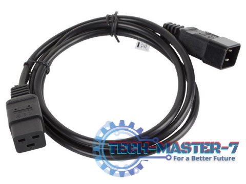 Przedłużacz kabla zasilającego IEC 320 C19 - C20 VDE 1.8M VDE czarny Przedłużacz kabla zasilającego IEC 320 C19 - C20 VDE 1.8M VDE czarny
