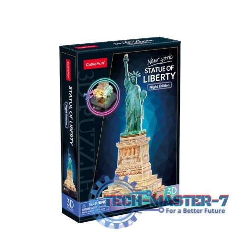Puzzle 3D LED Statua Wolności (wersja nocna) Puzzle 3D LED Statua Wolności (wersja nocna)