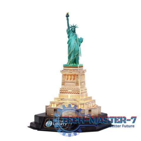 Puzzle 3D LED Statua Wolności (wersja nocna) Puzzle 3D LED Statua Wolności (wersja nocna)