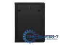 Szafa instalacyjna wisząca 19'' 18U 600X600mm czarna (drzwi szklane) Szafa instalacyjna wisząca 19'' 18U 600X600mm czarna (drzwi szklane)