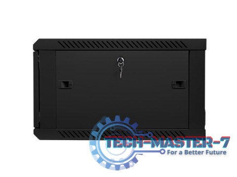 Szafa instalacyjna wisząca 19'' 6U 600X600mm czarna (drzwi szklane) Szafa instalacyjna wisząca 19'' 6U 600X600mm czarna (drzwi szklane)